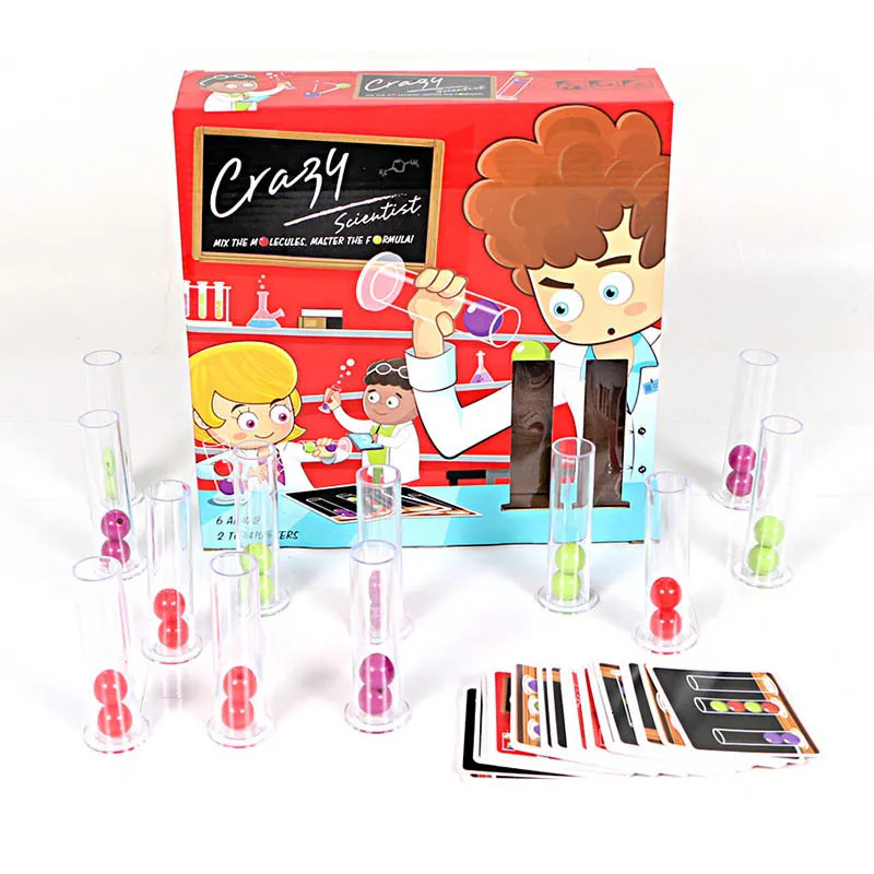 Halloween Toys Crazy Scientist Board Game Test Tube Definir pensamento lógico para crianças Babie G3 Pacices 230815