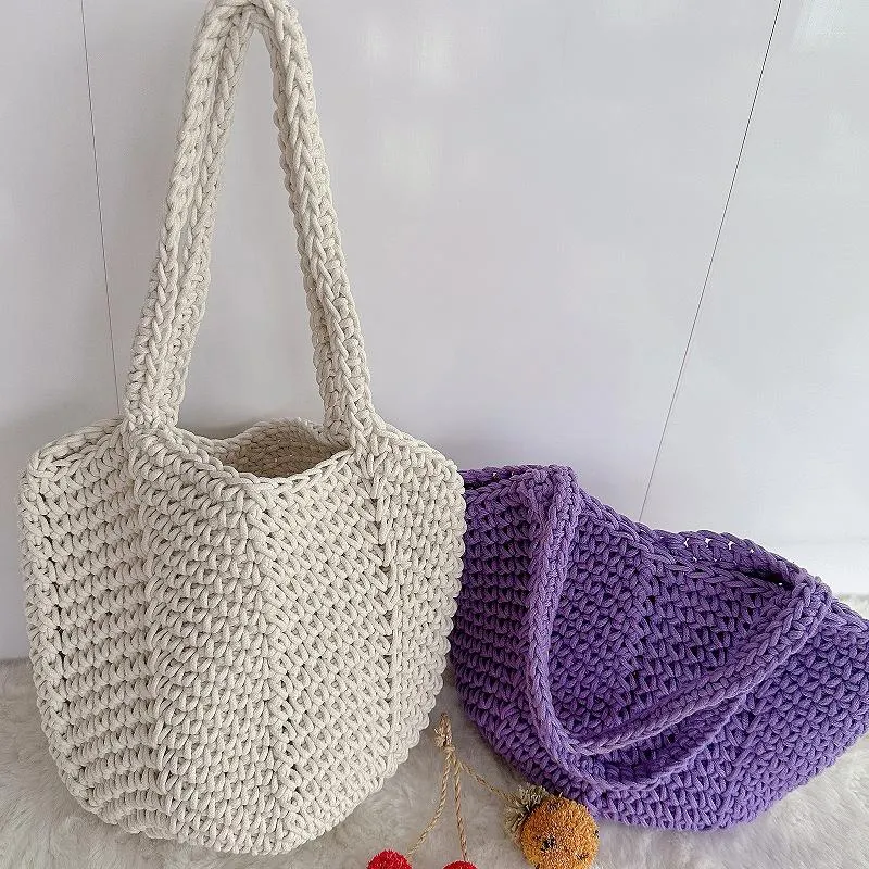 Bolsos de mano hechos a ganchillo best sale