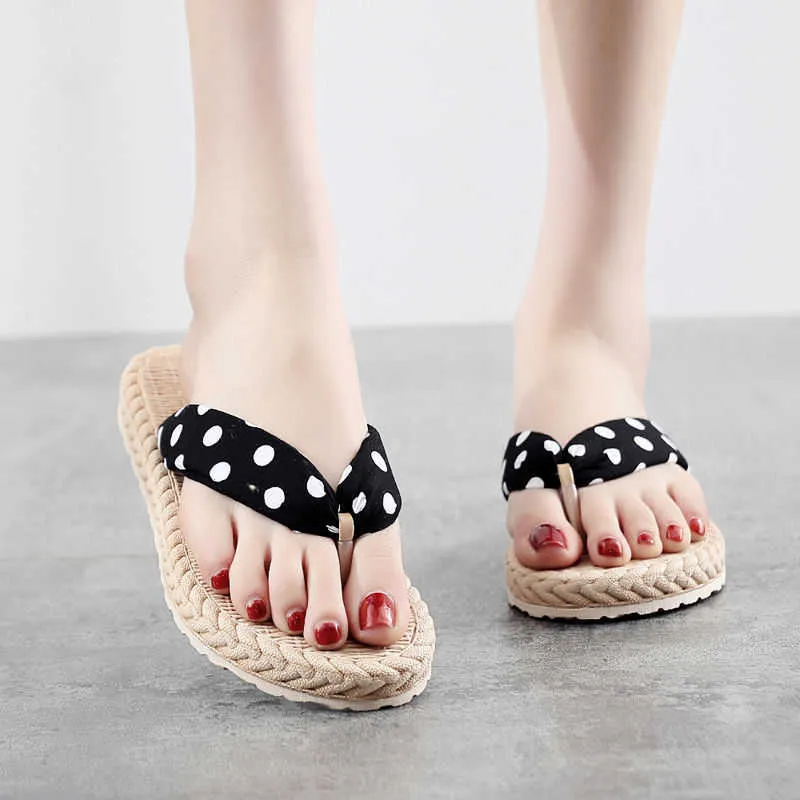 Pantofola Pantofole da donna estive Shopping alla moda e versatile Sandali piatti da spiaggia a spina di pesce da viaggio