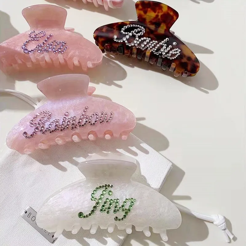 Hair Rings Jewelry Customized Name Hairpins: Silver Barrette  display picture 2