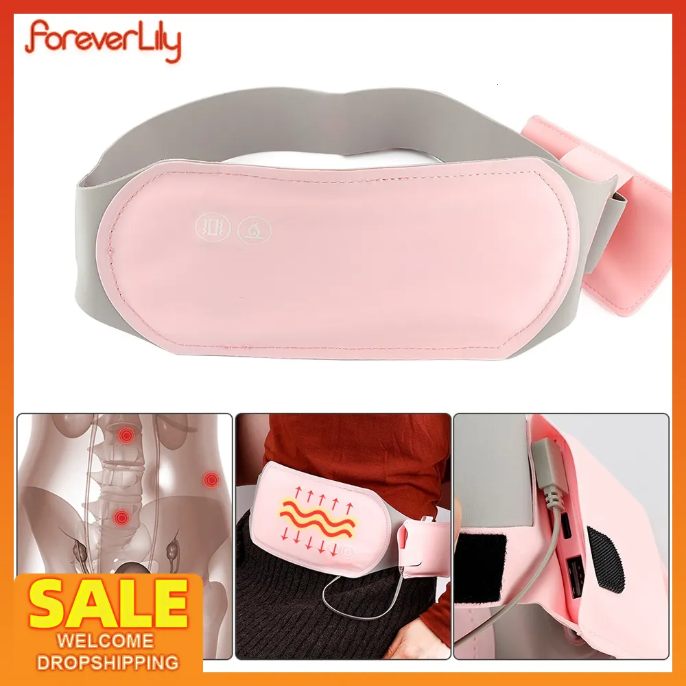 Altri oggetti di massaggio lavabile Mestruali Mestruale Lady Warm Electric Riduci il dolore mestruale della vita a mal di stomaco Compress 6 Modie Massager 230815