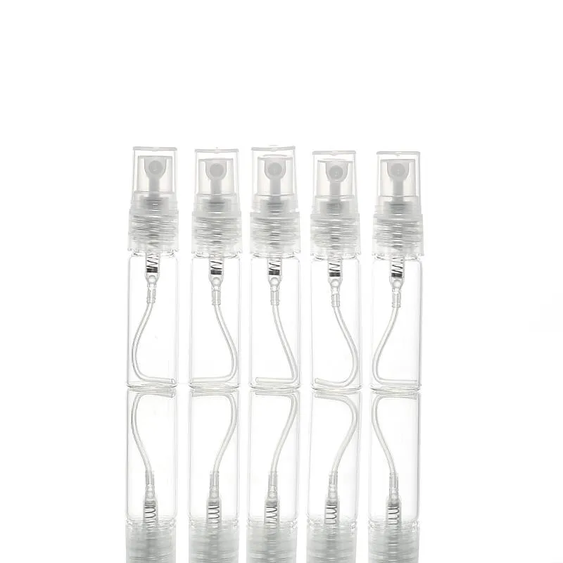 5ml plastik cam parfüm şişesi, boş yeniden doldurulabilir sprey şişesi, küçük parfüme atomizer, parfüm örneği IFXAV