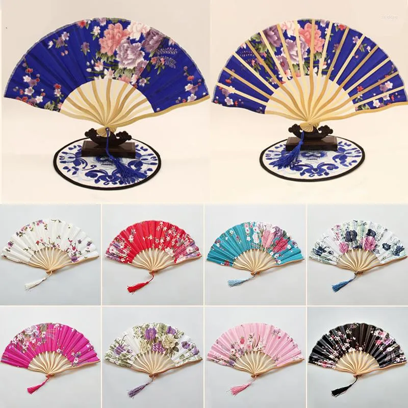 Decorative Figurines Chinese Style Handmade Silk And Fan Folding Lotus Characteristic Cultural Creative Gift Ink Painting