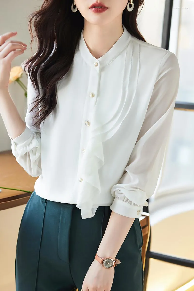 Korean chiffon blouse sale
