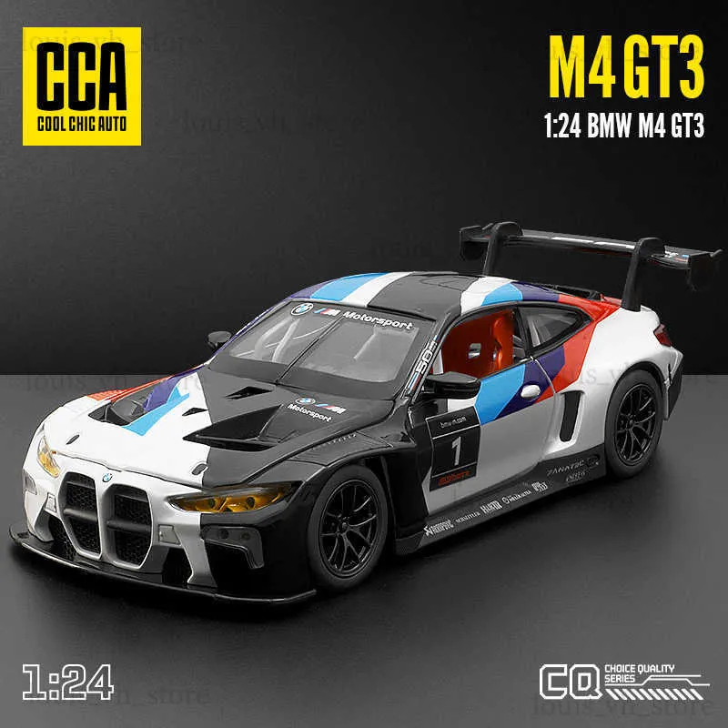 1 24 BMW M4 GT3 DTM M6 BMW CSL Z4 Model THEAL SAM CAR TUKASTS Casting Dźwięk i lekkie zabawki samochodowe dla pojazdu LDREN T230815