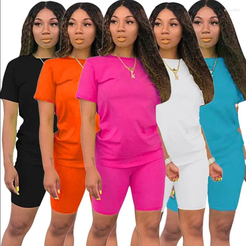 Damskie dresy dresowe szorty plus size szorty bawełniane 2 -częściowy zestaw kobiet ubrania kobiet hurtowe stroje 16 kolorów