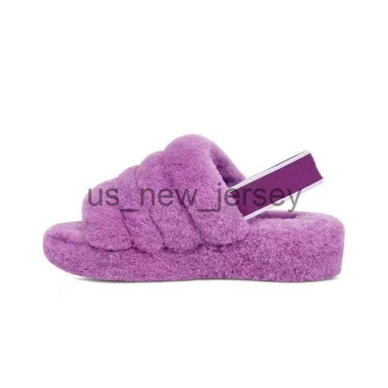 Pantofole puffer australiane da donna WGG Australia soffici pantofole scivolo pantofola di design peloso fluff sì diapositive pantoufles pelliccia sandalo di lusso zoom J0815