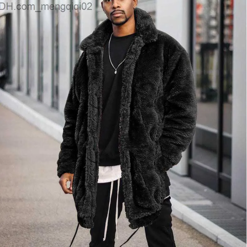 Men's Jackets Autumn and Winter Men's Artificial Fur Coat Korean Fashion Ultra Thin Clothing Brown Fluffy Warm Coat Casual Men's Top Hot Jacket LOOSE Z230817