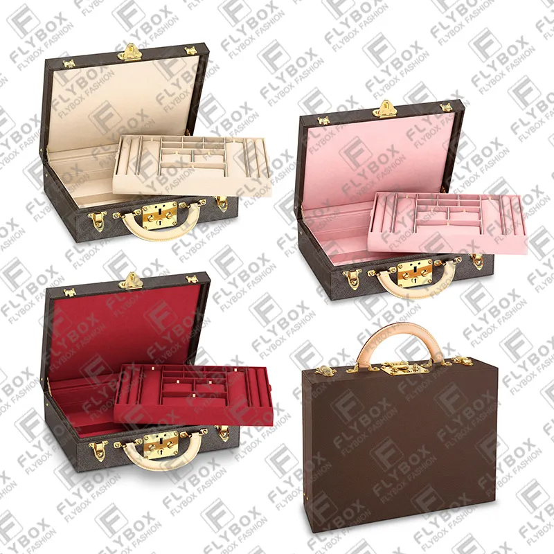 M20291 M20076 Boite Bijoux Jewelry Box Storage Box Cosmetic Case Toyreatrag Bag Ladies Fashion Luxury Designer Top Qualite Purse Pouch Fast Derviric