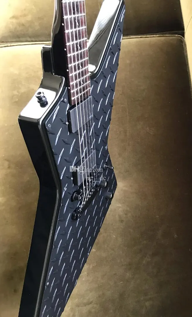 James hetfield diamond plate guitar sale