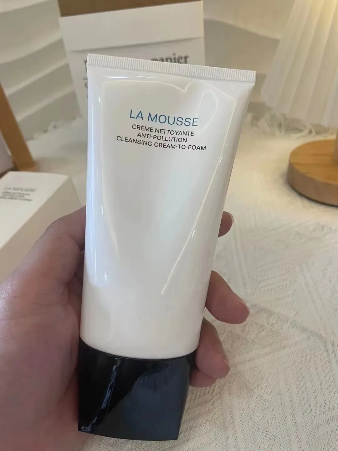 Top La Mousse Cleanser Foam Cuidado de la piel Crema de limpieza para la espuma 150 ml