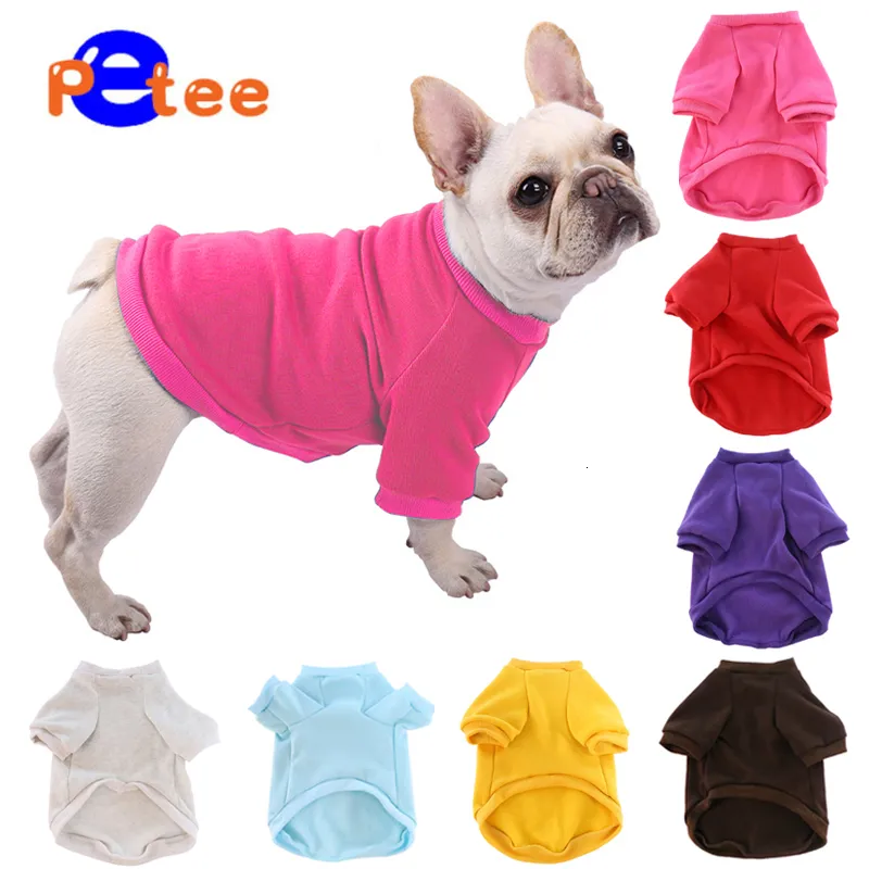 Hundkläder hund tröja husdjur huvtröjor kläder för små medelstora hundar mjuka bomull andas kläder chihuahua bulldog kostym kappa valp 230815