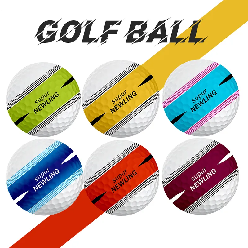 Andra golfprodukter Super Ning Golf Games Ball Super Long Distance Three Layer Ball For Professional Competition Game Balls Massaging Ball 230814