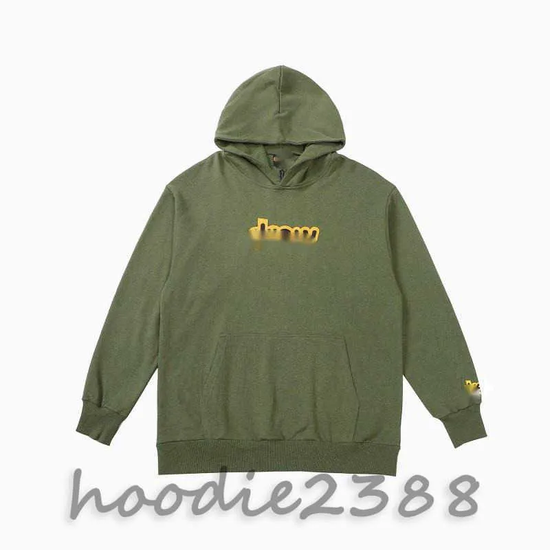 olivgrön hoodie nischdesigner hoodie high street mode instagram par brev dimma hoodie kappa män hoodie kvinnor hoodie