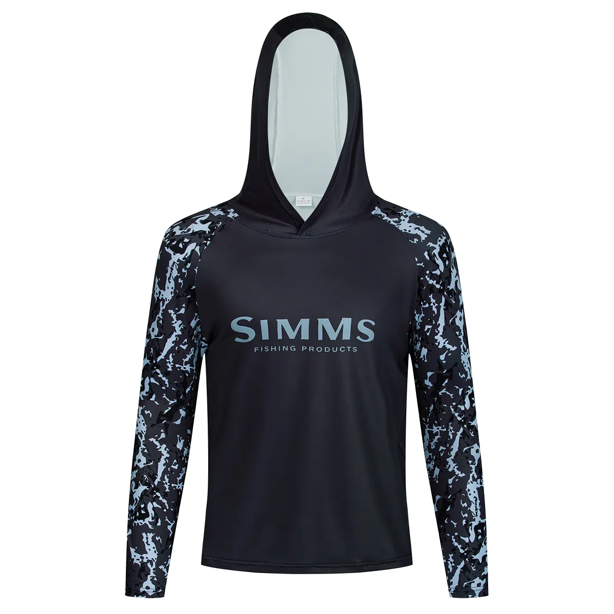 T-shirt Manches Longues Simms Solarflex Bleu Taille M - UPF 50, Parfait Pour La Pêche