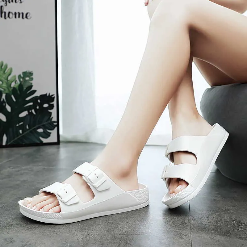 Slipper Women Kaptaki Letnia para domu bez poślizgu płaskie sandały na zewnątrz moda elastyczne kobiety kapcie wewnętrzne buty wewnętrzne duże rozmiar