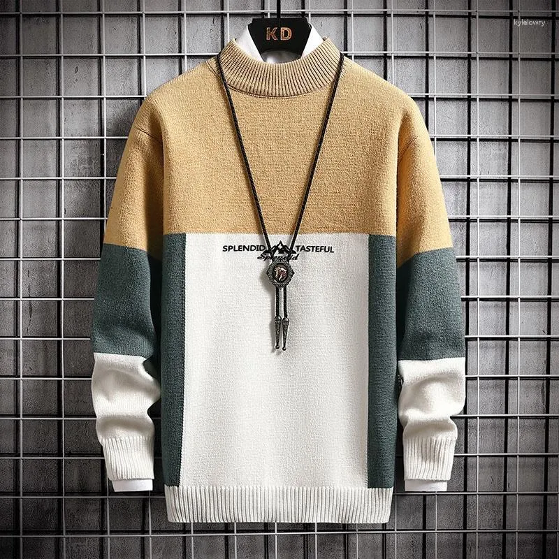 2024 Mens Winter Warm Knitwear Pullover Mens Sweater Sweater Korean Fashion  O Neck Casual Harajuku Clothes For Men And Women Drop Ship Available From  Kylelowry, $25.46