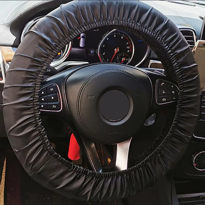 Steering Wheel Covers Universal Car Dust Proof Oil-Proof Seat Protector Cover Trunk Mat Repair Cargo Freight Fishing Tools Equipment