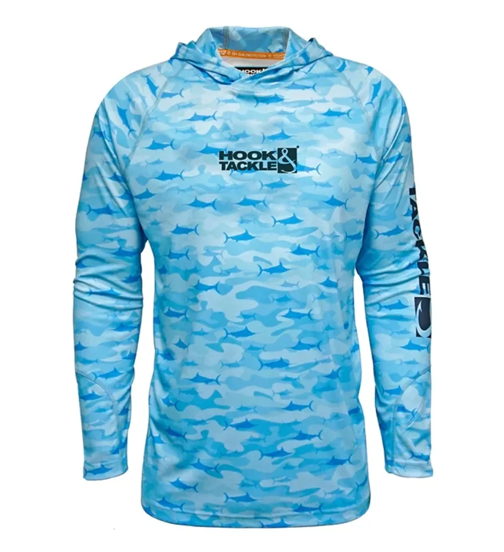 Outdoor T Shirts HOOK TACKLE Cool Hoodie Fishing Shirt Outdoor Long Sleeve  Mesh Sun UV Protection UPF Angling Custom Clothing Non Original 230814 From  Zhong07, $15.65