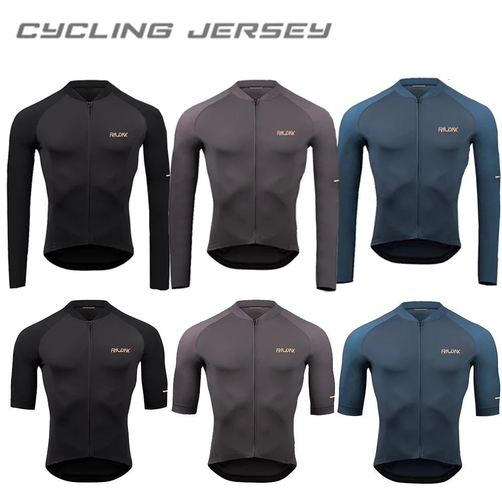 Camicie da ciclismo Tops Raudax Mtb Clothing Men Cylersey in bicicletta Ciclaggio Caglieria per ciclismo Camicia da ciclismo MAMAILLOT Summer Triathlon Bike indossa 230815