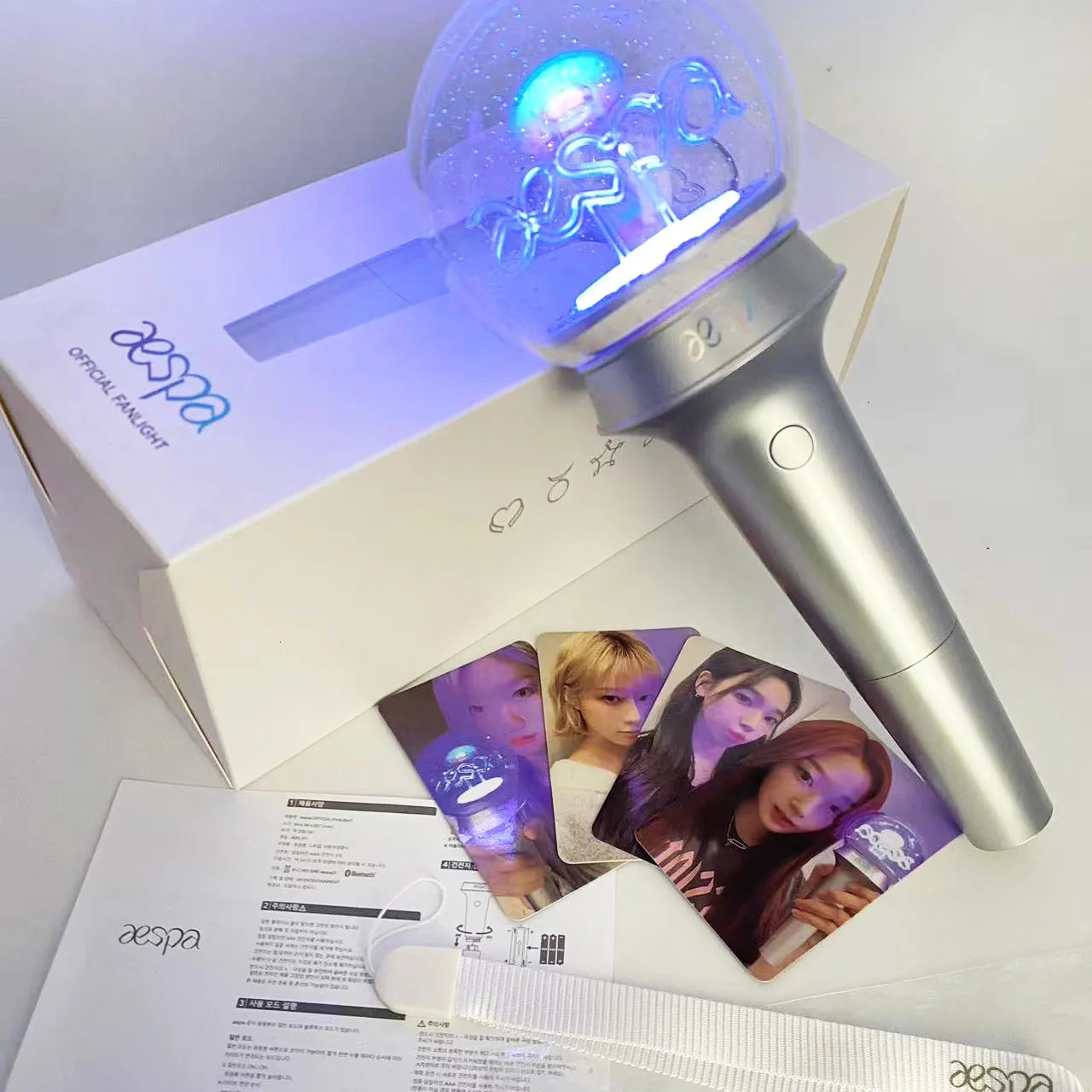 LED Light Sticks Kpop AESPA Lightstick Korea Light Stick Concert Hand Lamp Glow Flash Lamp Toys Karina Giselle Winter Ningning Fans Collection 230814