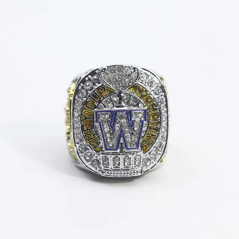 2021 CFL Winnipeg Blue Bomber Bomber Football Cup Ring