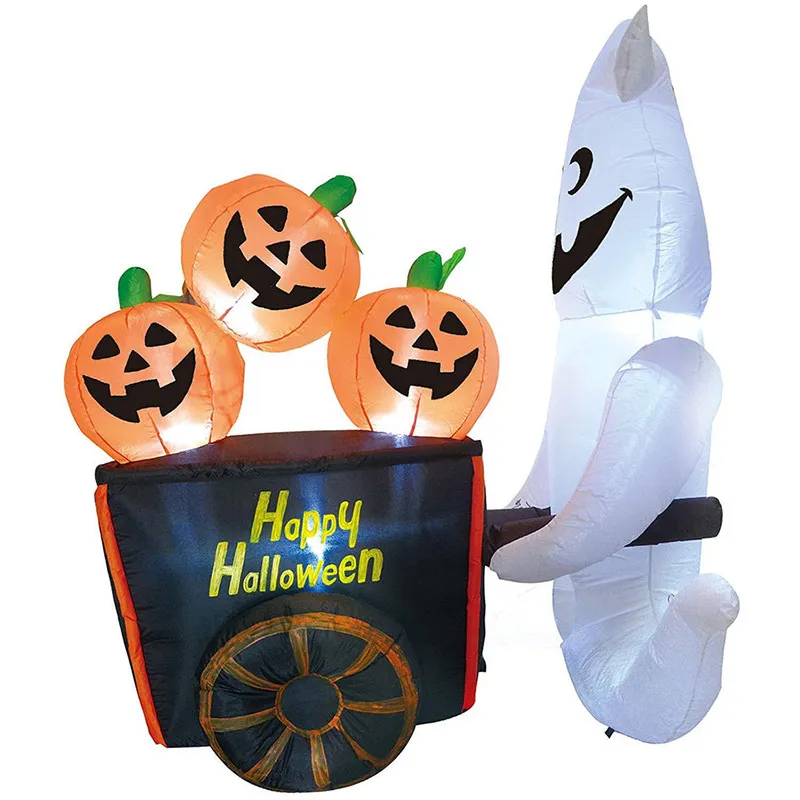 New 2023 Luminous Inflatable Halloween Air Mold Pumpkin Lantern Festival Decoration Party Supplies Air Mold Factory