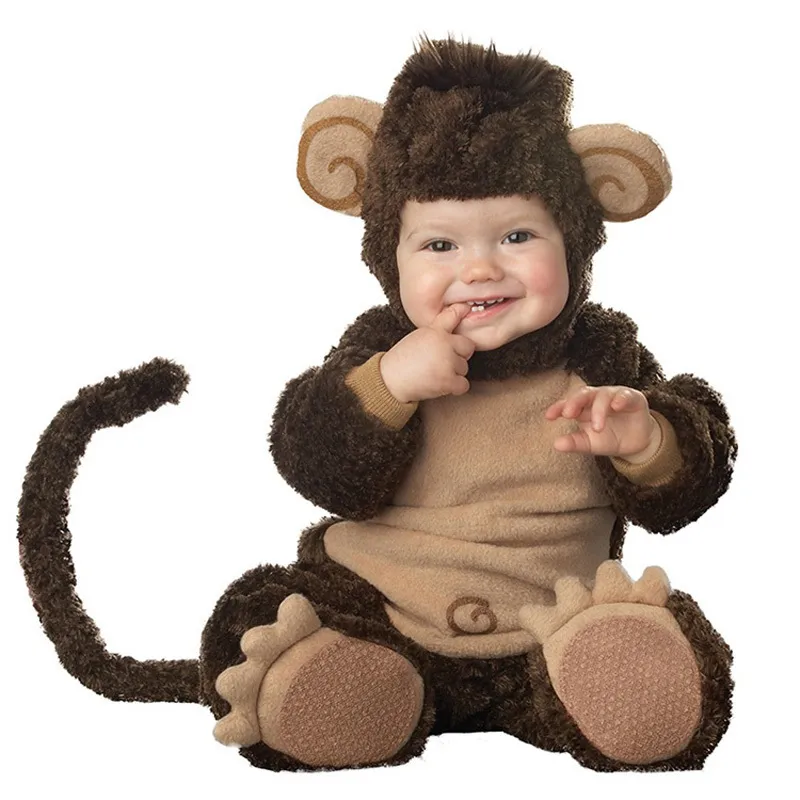 Rompers 6m 24m Purim Christmas Xmas Holiday Halloween Costume Spädbarn Baby Girls Lion Cosplay Born Toddlers kläder 230814