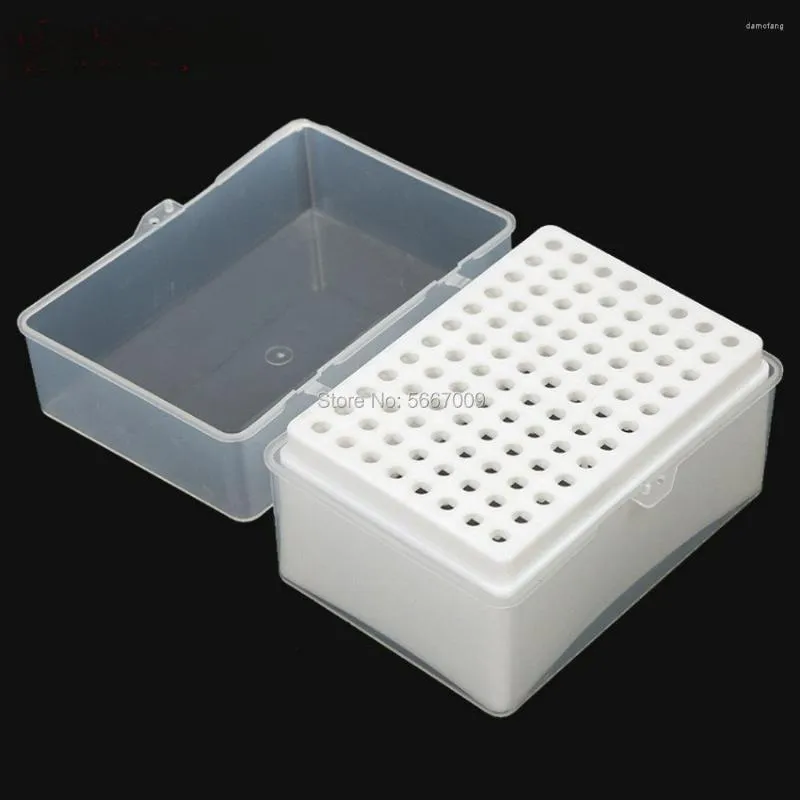 4st/Lot Plastic 200Ul 96Holes PP Tip Holder Pipette Storage Box Laboratory Supplies