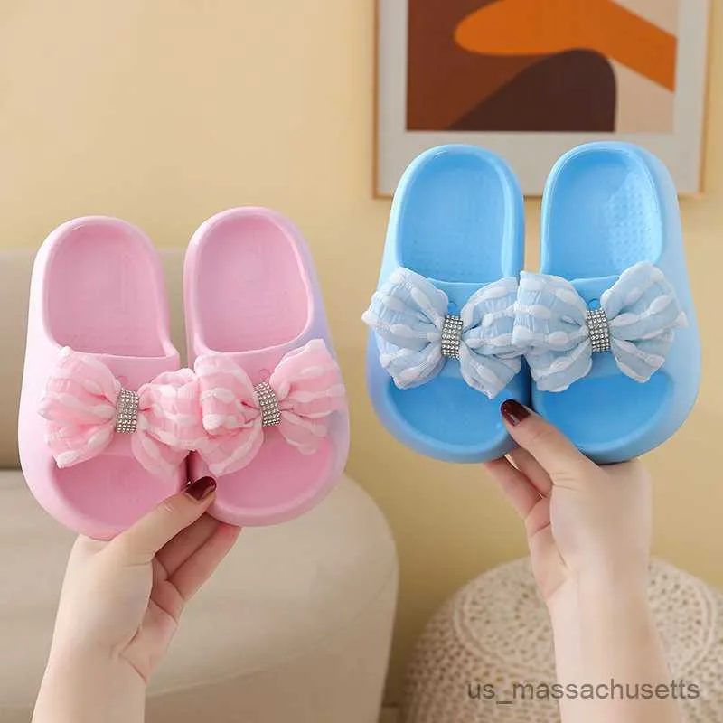 Slipper Fashion Children Slippers Baby Girl Cute Slip Thick Sole Indoor Outdoor Wear Shoes Infant Toddle Child Sandals R230815