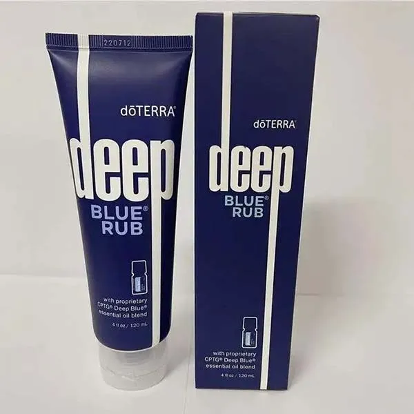 Crème topique Deep Blue Rub, huile essentielle, fond de teint bleu profond, soins pour la peau, 120ml, livraison rapide