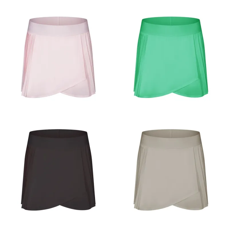 Yoga tennis skirt pleated sportswear outdoor sports running fitness golf shorts sports skirt