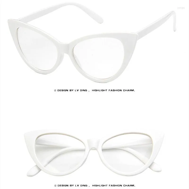 Telai da sole chic womens gatto da donna con occhiali eleganti bianchi neri per donne regalo di compleanno ideale 2024