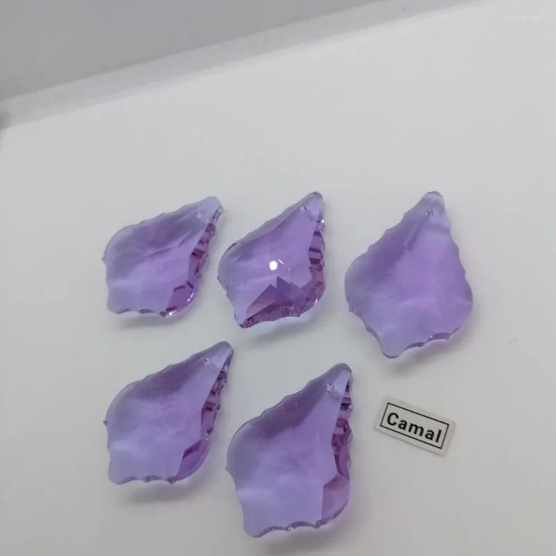 Ljuskrona Crystal Camal 5st 38mm Purple K9 Glassprismor Pendant Drop Suncatcher Lamp Lighting Part