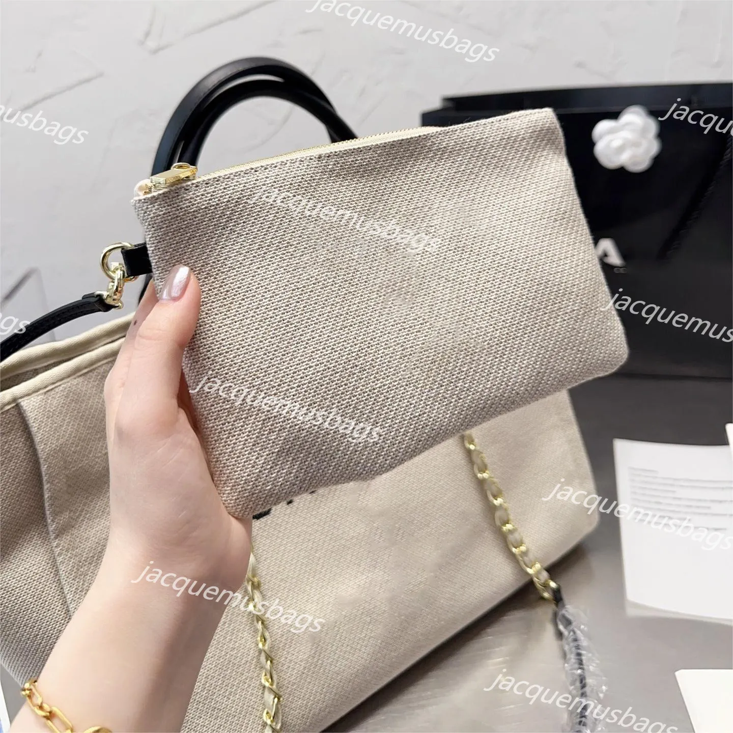 Beach Tote Bag Handbag Designer 31 Rue Large Tote Canvas Casual Crossbody Shoulder Bag Travel Fashion Beach Summer Bag From 39 18 DHgate