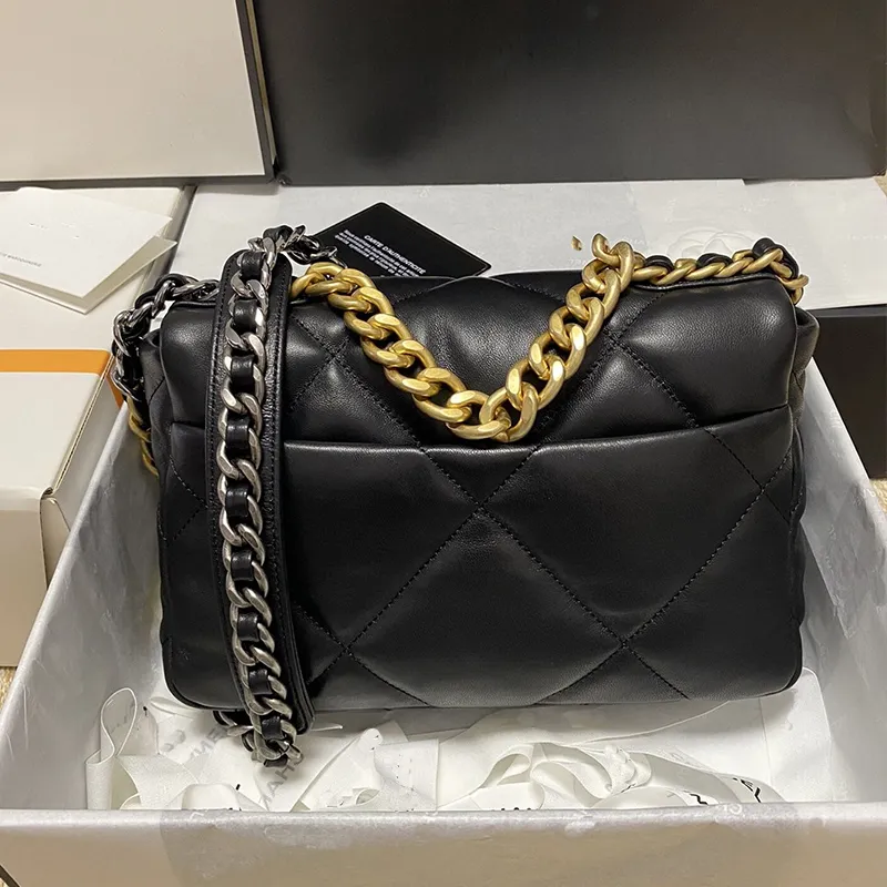9A Tote Bag Designer Chain Shoulder CC 19 bag sac femme handbag Purse quilted Women the Totes Bag brown Leather Crossbody Wallet luxury Classic flap