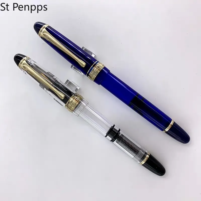 Fountain Pens St Penpps 699 Wersja tłokowa Fontanna Pen PEN PET PEN EF/F/M NIB Opcjonalnie papierniczy biuro School Schools Penna Stilografica 230814