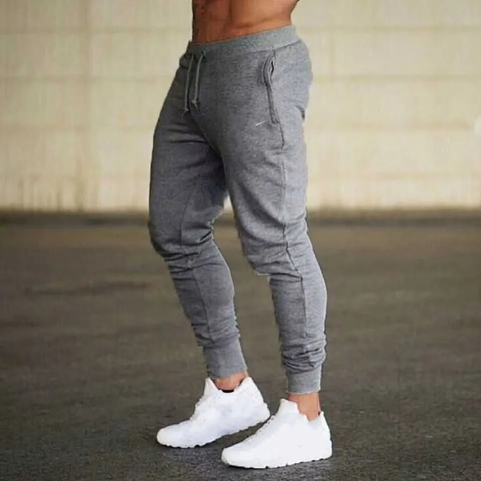 Streetwear Joggers marka Męskie spodnie swobodne spodnie na siłownię fitness spodni elastyczne oddychające dresy dresowe sport Sportspanty Elastic Man Botton Haren Spodnie