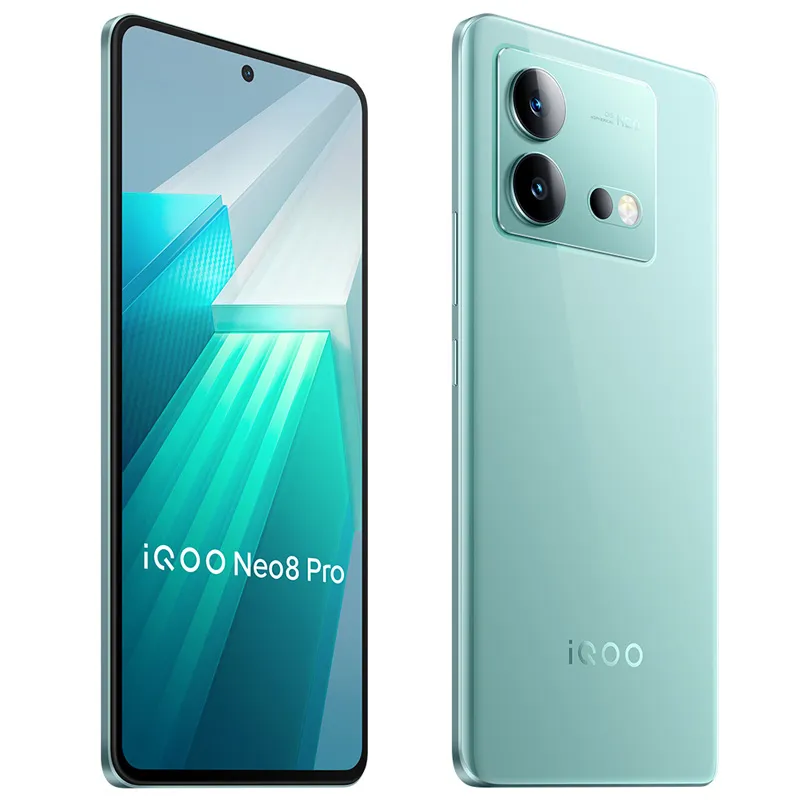 Vivo d'origine IQOO NEO8 PRO 5G Mobile Phone Smart 16 Go RAM 256 Go 1TB ROM MTK Dimensité 9200+ 50.0MP NFC Android 6.78 "144Hz Full écran ID FACE FACE WALL TÉLÉPHON