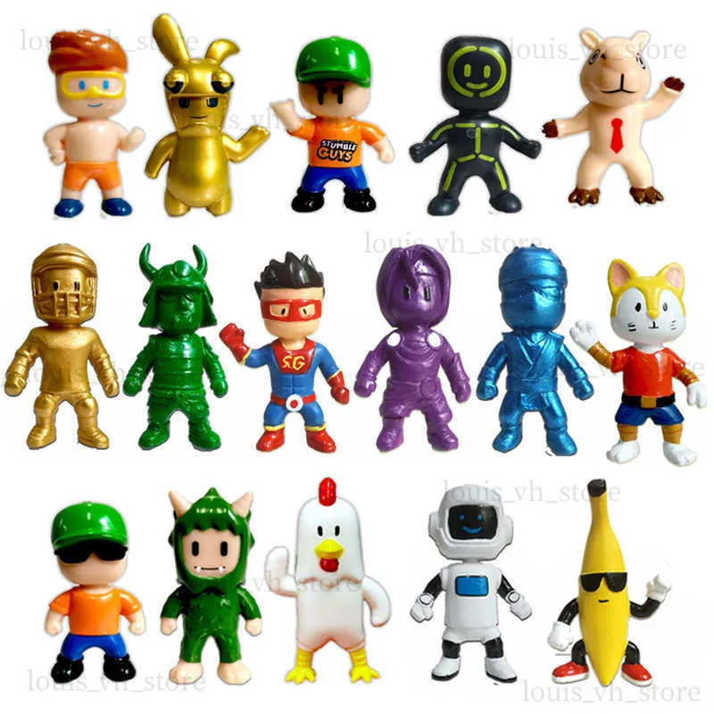  HOTPLACY Stumble Guys Toys, 8Pcs 2.6 inches PVC