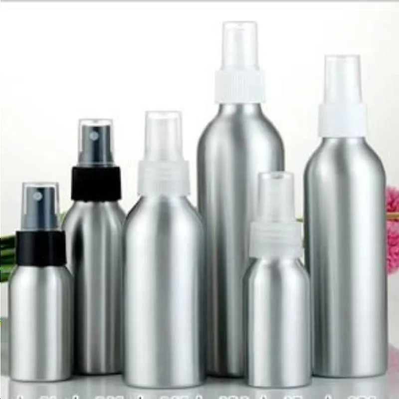 30 50 100 120 150 250ML Bottiglia di atomizzatore spray in alluminio riutilizzabile Bottiglia di profumo vuota in metallo Bottiglia di olio essenziale Spray Cosmet da viaggio Mssf