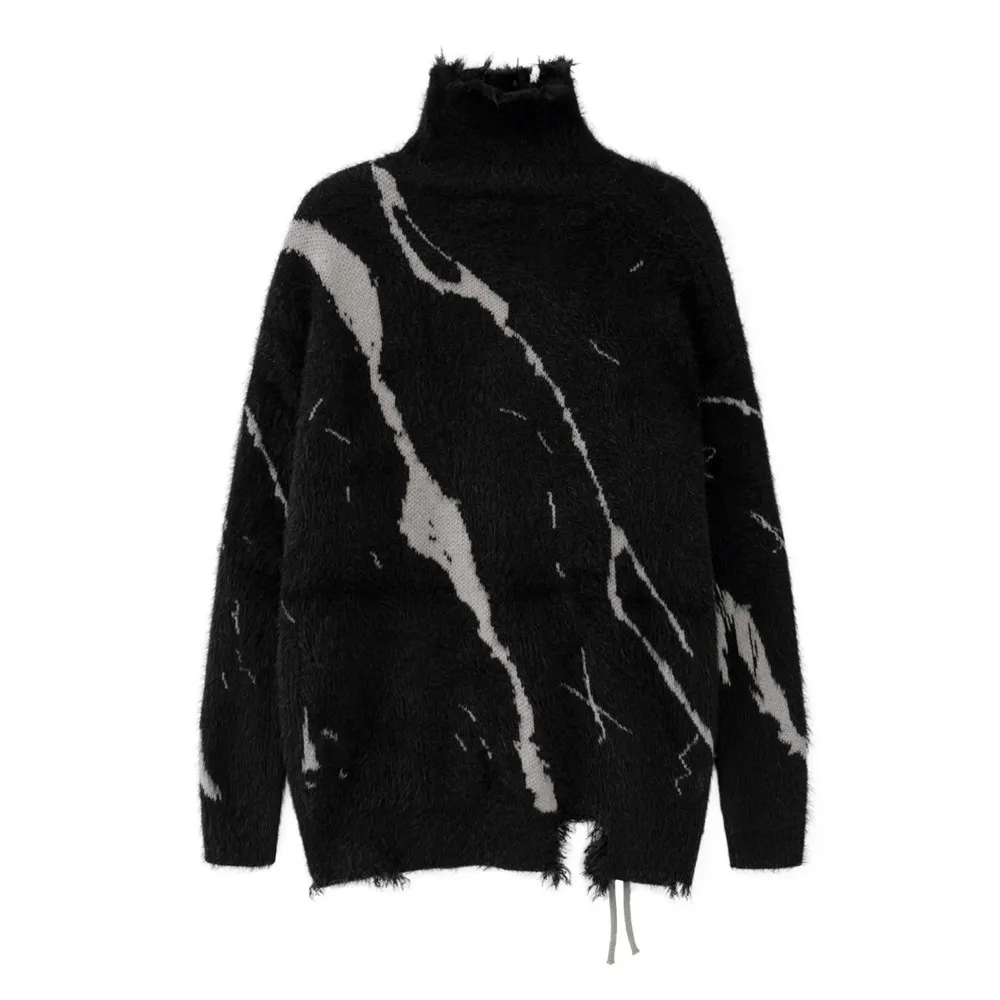 Black holey jumper best sale