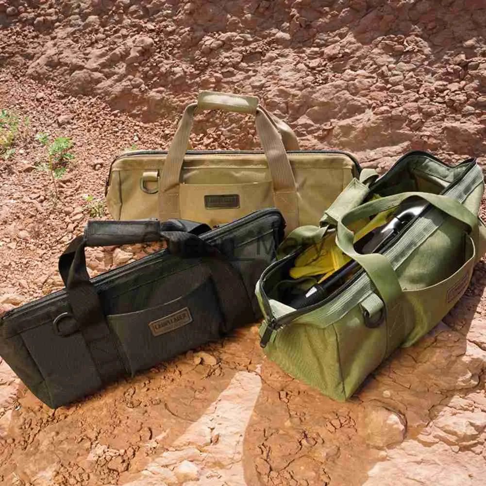 Duffel Bags Camping Tools opbergtas draagbare tent pinnen accessoires organisator waterdichte slijtvaste camping wandelcasedas j230815