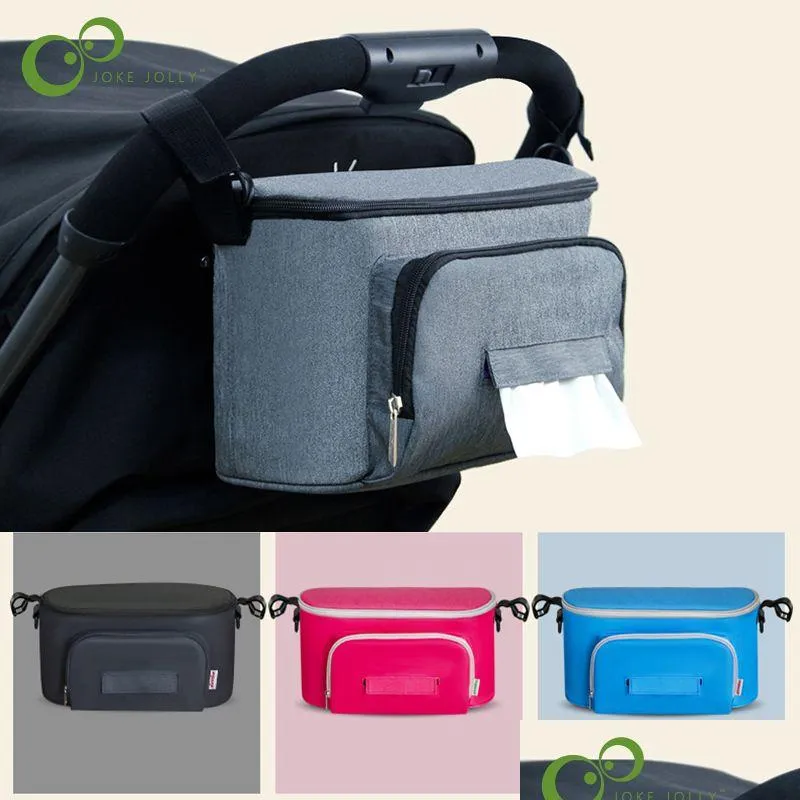 Diaper Bags Large Capacity Baby Stroller Storage Organizer Mom Travel Hanging Carriage Pram Mummy Nappy Backpack Accessorie 221208 D Dhyp9