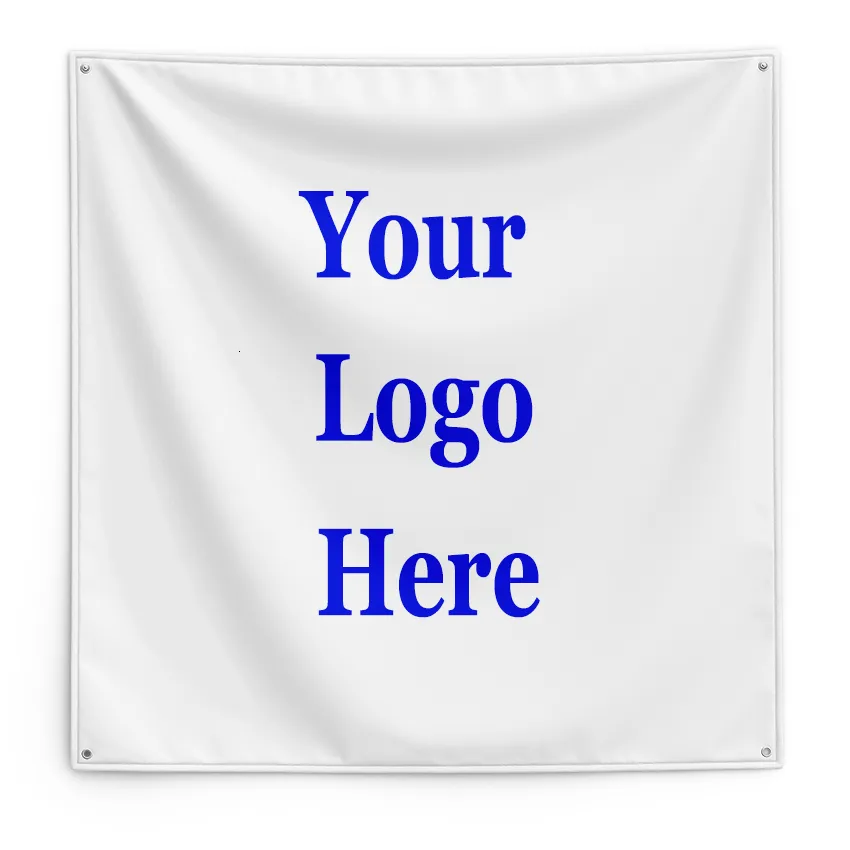 Banner Flags Custom Square Flag Double Sided Printing Company Promotion Advertising Home Decoration 100D Polyester Banner Tapestry 230814