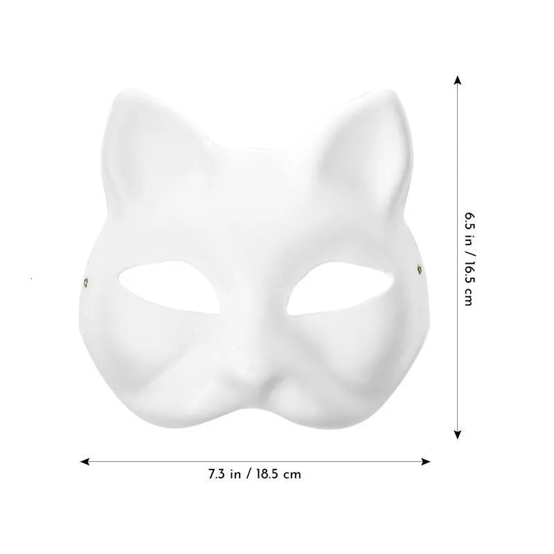 White Cat Masquerade Neutrovis Mask With Therian Face Perfect For DIY  Parties, Cosplay, Halloween Handmade With Painted Paper Empty Blank  Neutrovis Mask For Women And Kids Item #230814 From Lian10, $10.87