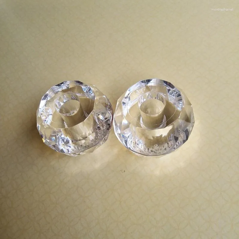Kronleuchterkristall 2 Teile/Los Acryl klare runde Kugel Wandlampe Dekoration für das Beleuchtung DIY -Zubehör Größe 50 38 15 mm