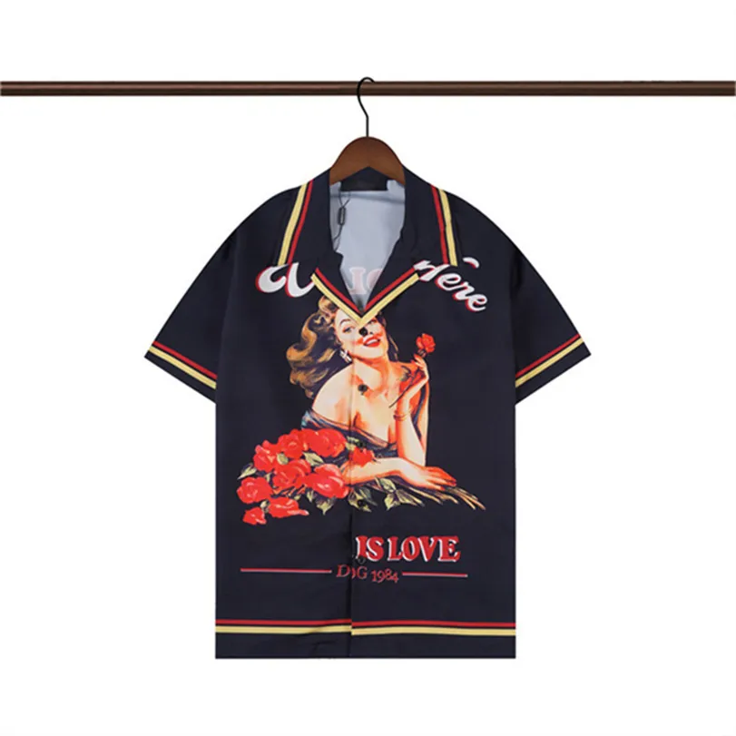 Męskie designerskie koszule polo luksusowe polo swobodne męskie t -koszulki wąż pszczoła list haft haft mody High Street Man Tee F15