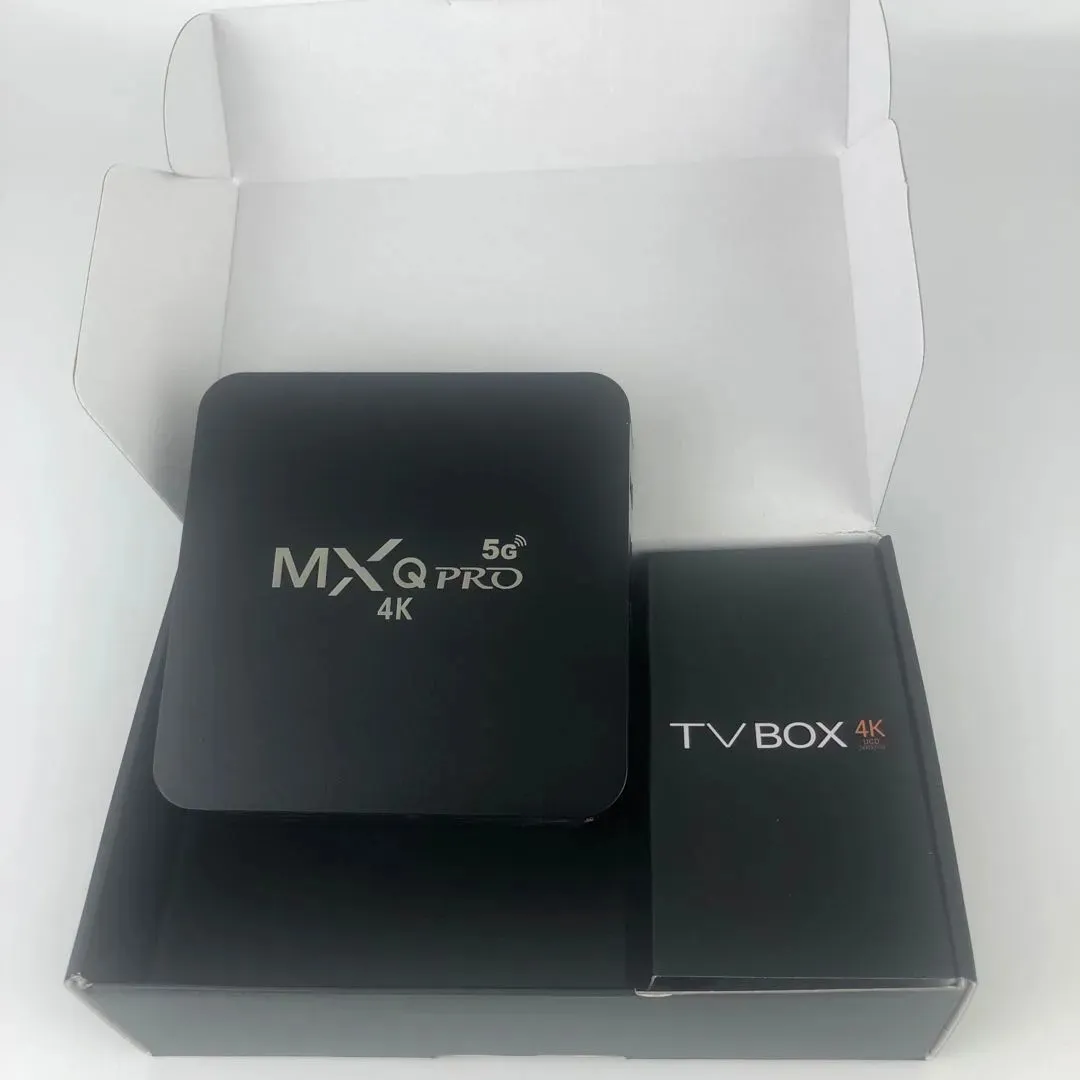 Android 11 TV Box MXQ Pro 4K Quad Core 1GB 8GB RockChip RK3229 Player Smart Set Topbox 1G8B 2.4G 5G WiFi