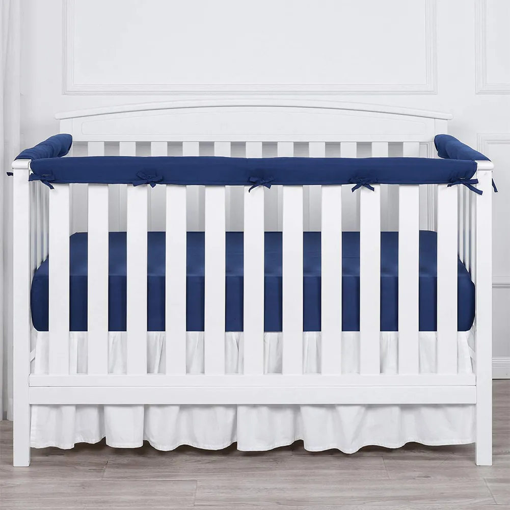 Terratte da letto 1 paio Striscia per paraurti da letto per bambini 3 pezzi 3pcs traspirante barrail bumper barrails bumper per la sicurezza del bambino 230816